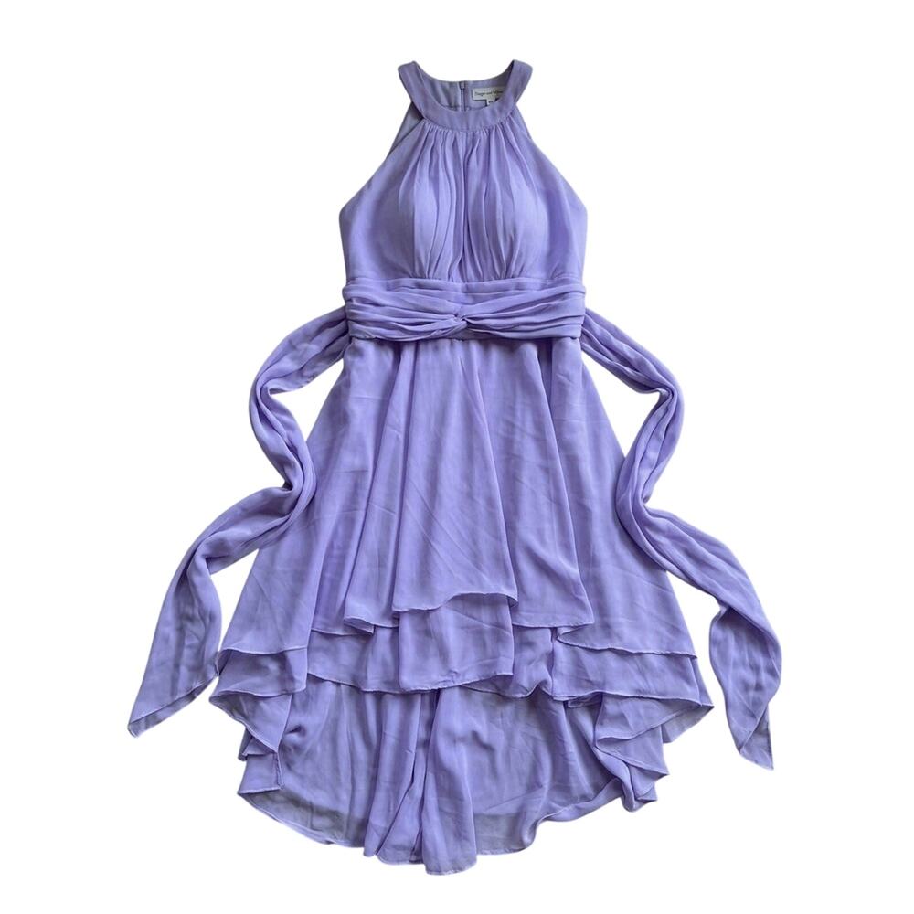 Lavender Dream High-Low Chiffon Dress - Size 16 - Rapunzel Megara Inspired